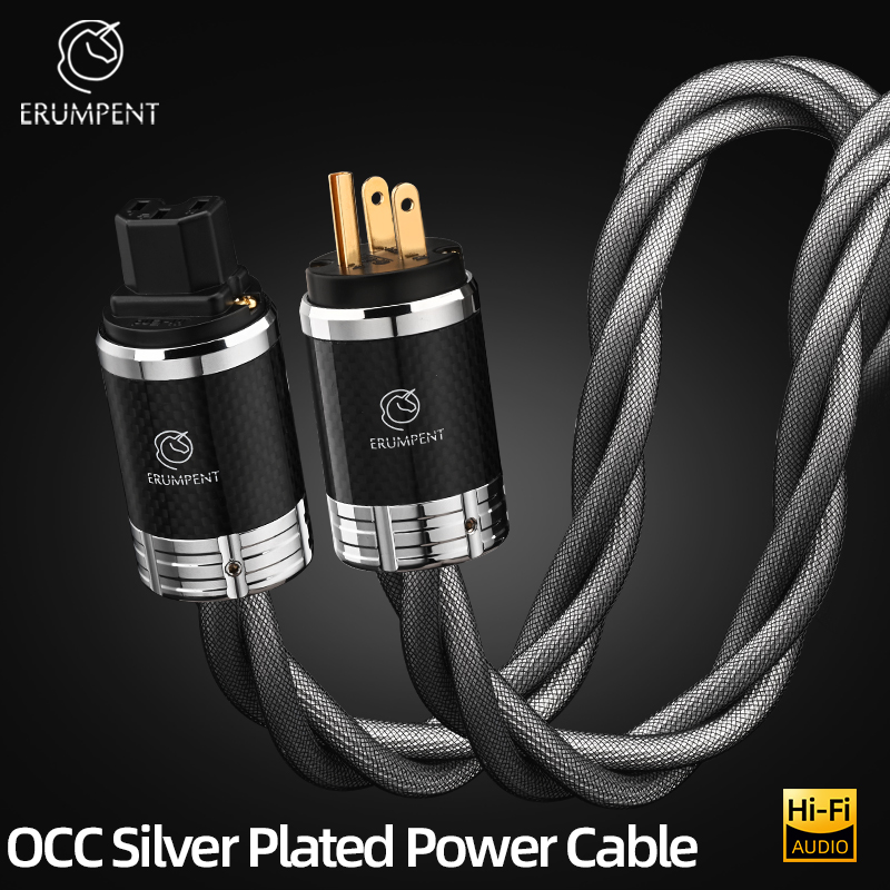 Carbon Filter Inline - Kabel zasilający ERUMPENT HiFi OCC z