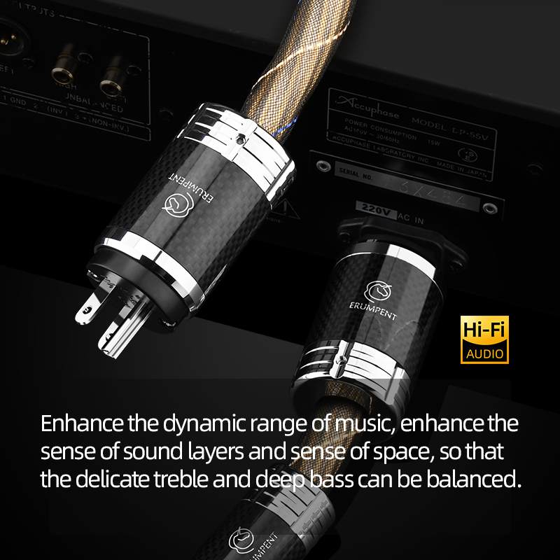 Kabel zasilający HiFi Premium  – Carbon Filter Inline recenzja i cena
